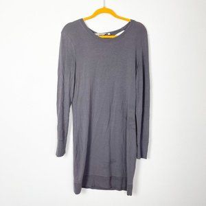Athleta Woman's Sz XS Crossed Open Back Sheath Long Sleeve‎ Sweater Dress